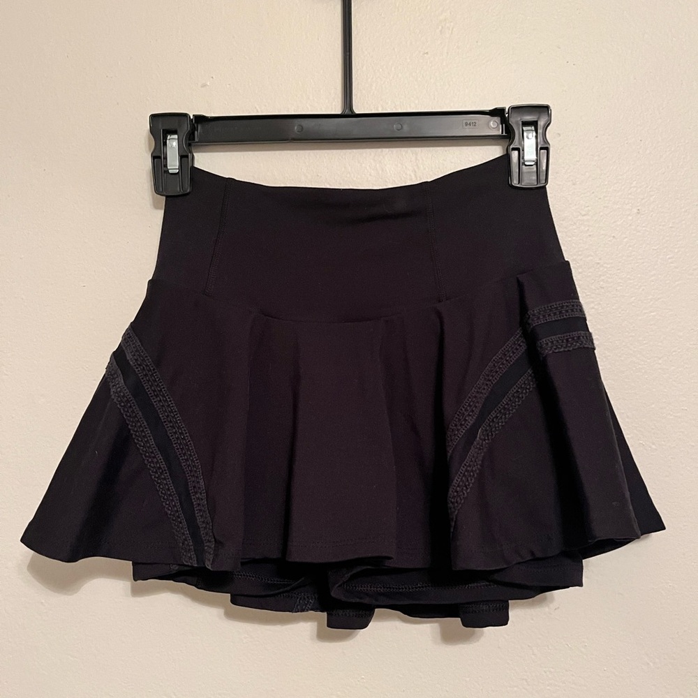 Free People Black Skater Skirt